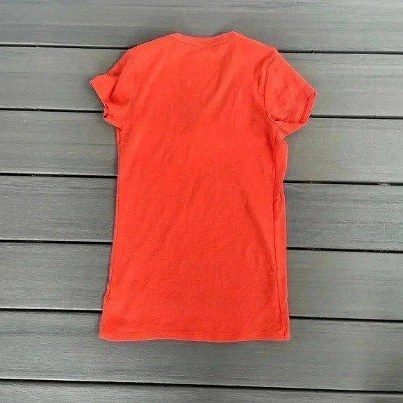 Liz Lange SS Maternity Shirt Size Medium Color Orange‎ - Picture 2 of 3